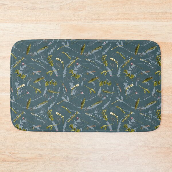 Item preview, Herbspiral garden pattern in blue designed and sold by Breurs.