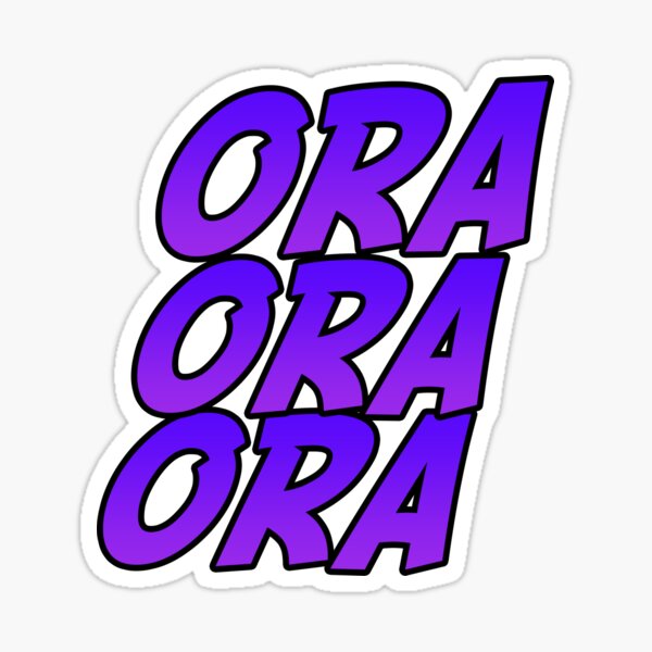 Vista previa del artículo con la obra «¡Ora Ora de Jotaro!», diseñado y vendido por BelieveShop.