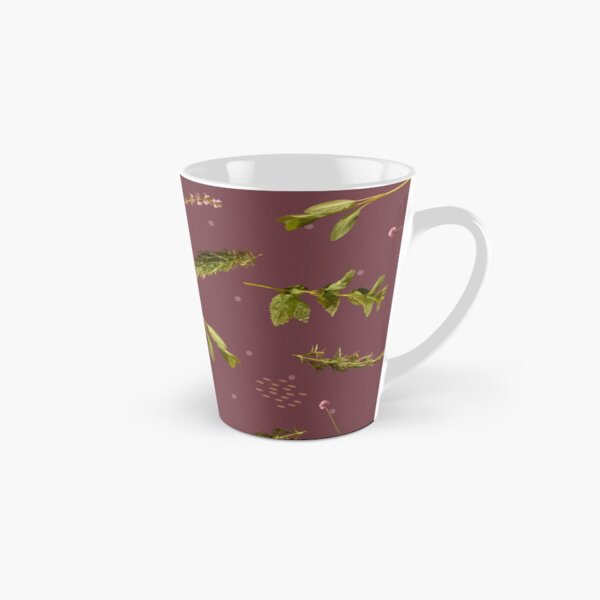 Item preview, Herbgarden pattern in wine red designed and sold by Breurs.