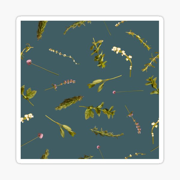 Item preview, Herbgarden pattern in blue designed and sold by Breurs.