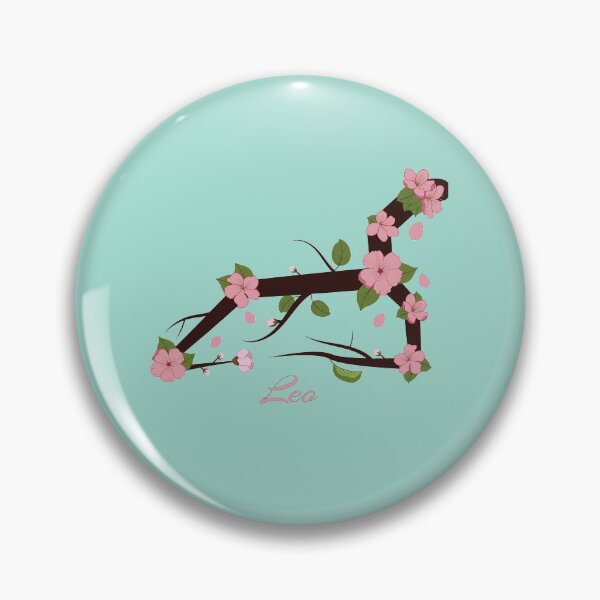 Item preview, Leo Day - Astrological and botanical pattern with a tree branch constellation designed and sold by Astrowl-.
