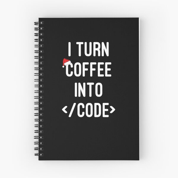 Item preview, I Turn Coffee Into Code Funny Coding Quotes designed and sold by Nizar Designs.