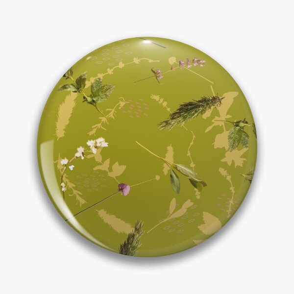 Item preview, Herbspiral garden pattern in lime designed and sold by Breurs.
