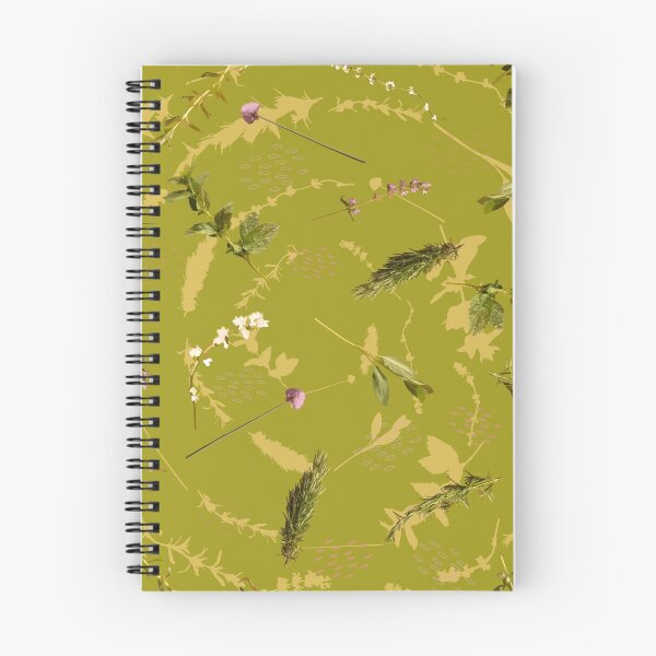 Item preview, Herbspiral garden pattern in lime designed and sold by Breurs.