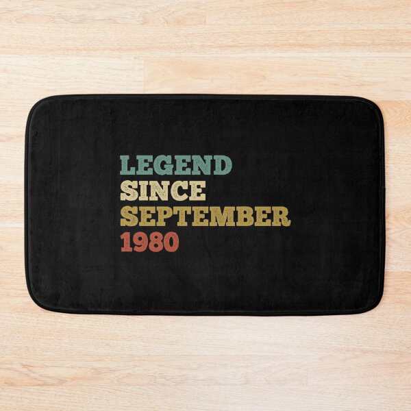 Item preview, legend since september 1980, vintage 1980 shirt, 41st birthday, 41st birthday ideas, september birthday shirt, september shirt, september birthday designed and sold by T-DESIGNEDZ.