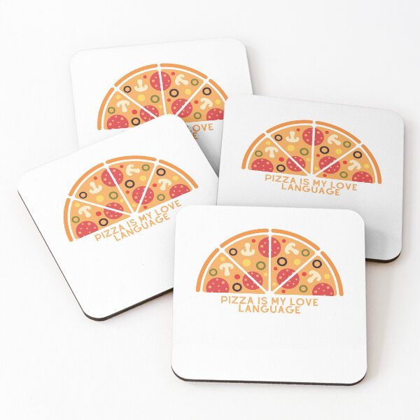 Artikelvorschau, Pizza ist meine Liebe Sprache Logo Essen entworfen und verkauft von AlexJohnG.