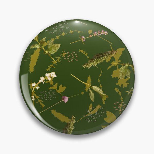 Item preview, Herbspiral garden pattern in dark green designed and sold by Breurs.
