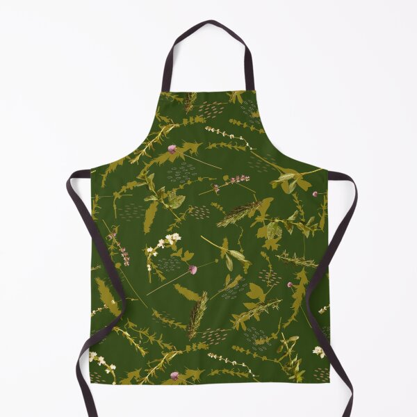 Item preview, Herbspiral garden pattern in dark green designed and sold by Breurs.
