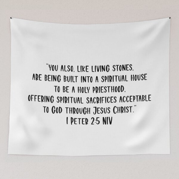 Item preview, 1 Peter 2:5 designed and sold by beckahbrooks.