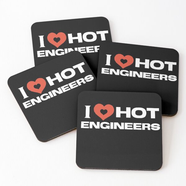 Item preview, I luv Hot Engineers Red Heart Design designed and sold by Simple2simple.