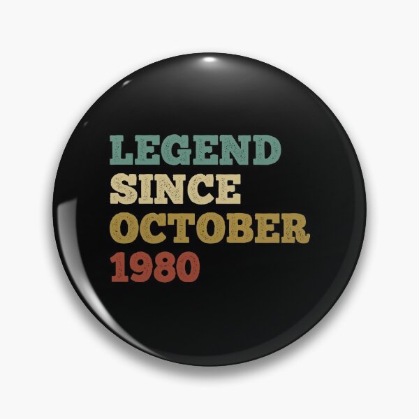 Item preview, legend since october 1980, vintage 1980 shirt, 41st birthday, 41st birthday ideas, october birthday shirt, october shirt, october birthday designed and sold by T-DESIGNEDZ.