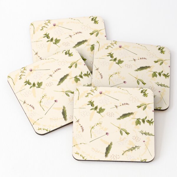 Item preview, Herbspiral garden pattern in off-white designed and sold by Breurs.