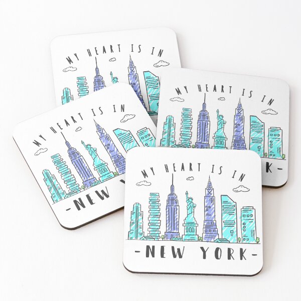 Item preview, NYC my heart is here designed and sold by DoloresAlaire.