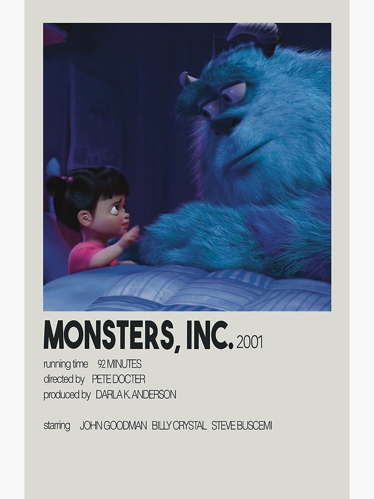 Concept art for Monsters, Inc. (2001), American postcard by…