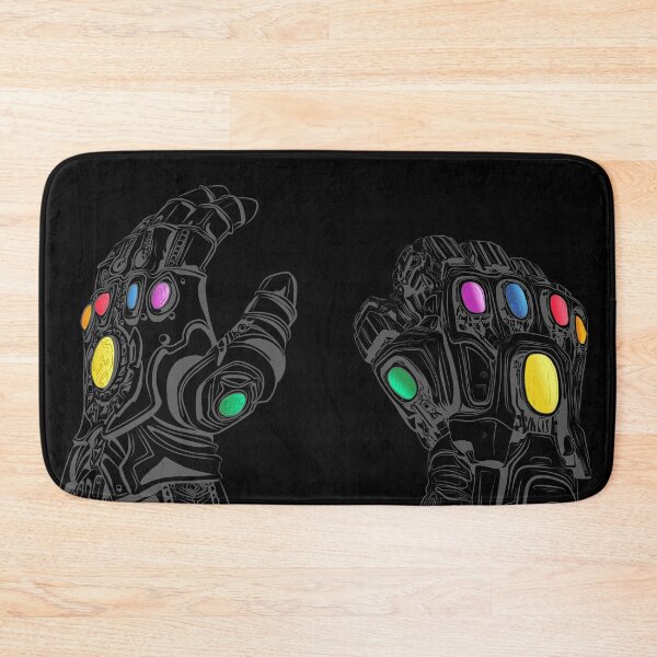 Item preview, Infinite power in both hands, Infinity Nano gauntlet combo Black designed and sold by ninjomaa.