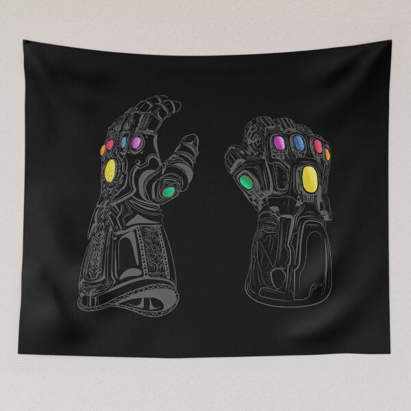 Item preview, Infinite power in both hands, Infinity Nano gauntlet combo Black designed and sold by ninjomaa.