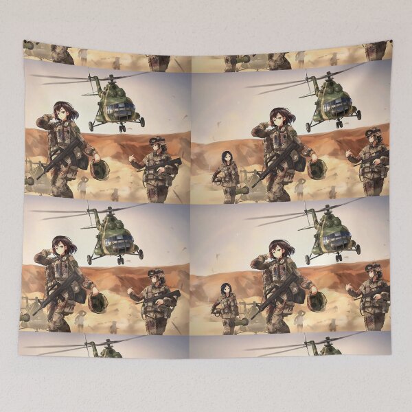 Item preview, Anime Military Girl Special War designed and sold by Viktoriia Trubiichuk.