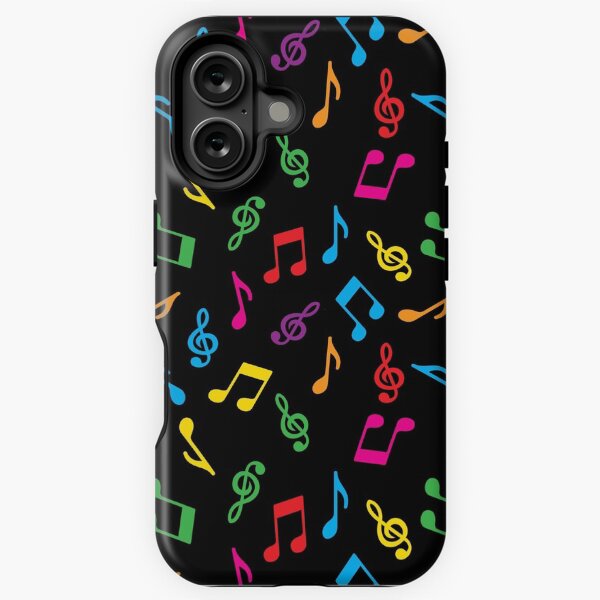Item preview, Color Music Note In Black Background designed and sold by LeHongTien.