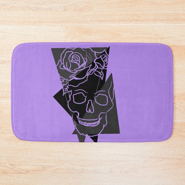 Item preview, Black and Gray Geometric skull designed and sold by MqBelle.
