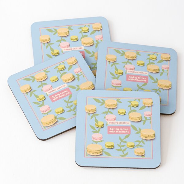 Item preview, lemon macaron blue  designed and sold by Weather gifts .