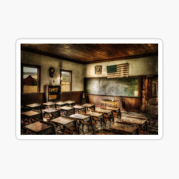One Room School Sticker