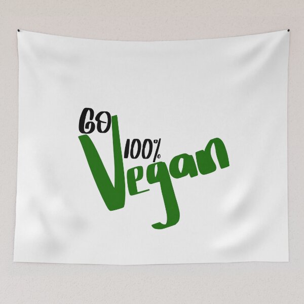 Item preview, Go 100% Vegan designed and sold by Mohammed Sohail Khan.