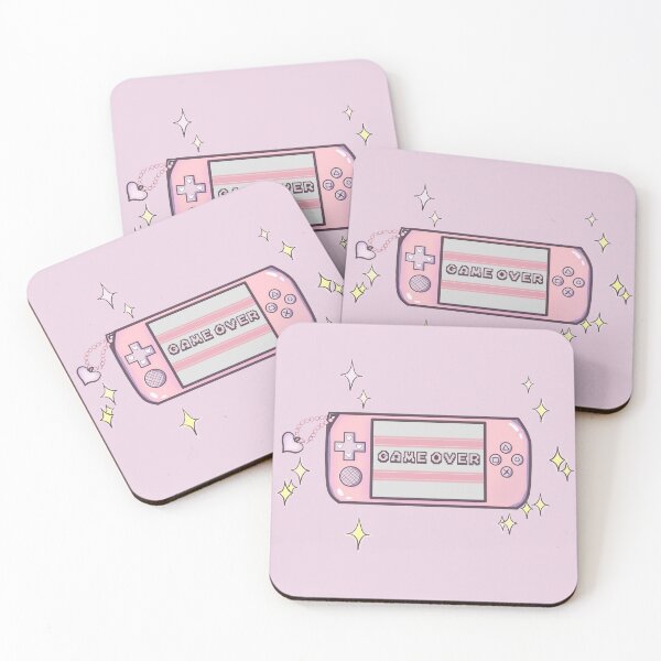 Item preview, "Game Over" Kawaii Cute Aesthetic Gamer Girl Sticker  designed and sold by Faq-Qaf.