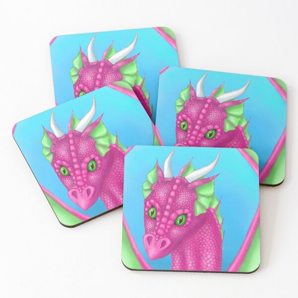 Item preview, Pink Dragon Portrait designed and sold by Fancy-Flair.