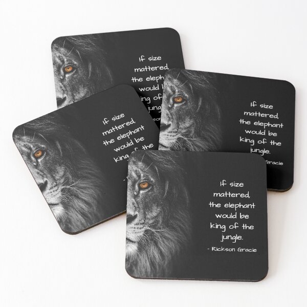 Item preview, Rickson Gracie Quote, If Size Mattered designed and sold by MamaSweetea.