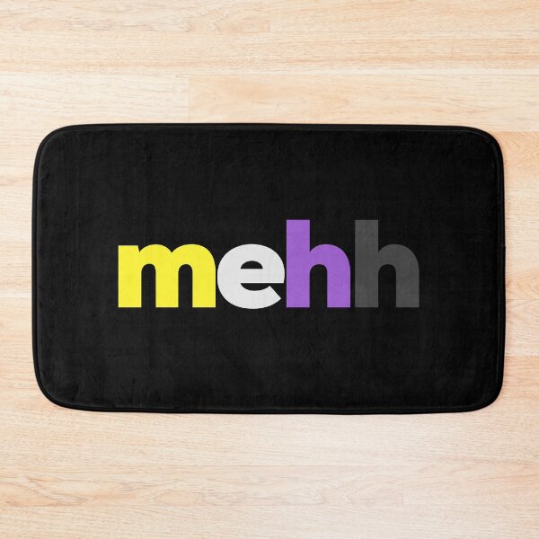 Item preview, mehh. LGBTQ Nonbinary Pride designed and sold by Subtle Pride Shop.