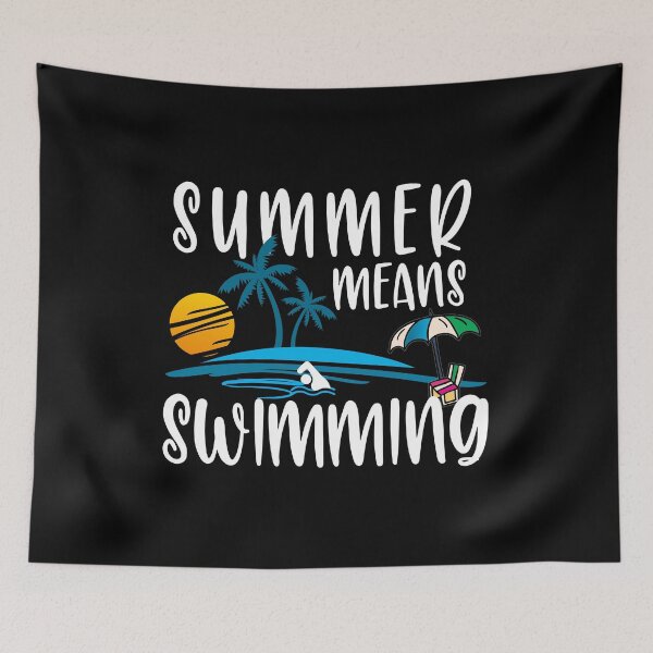 Item preview, Summer means swimming designed and sold by plussorn.