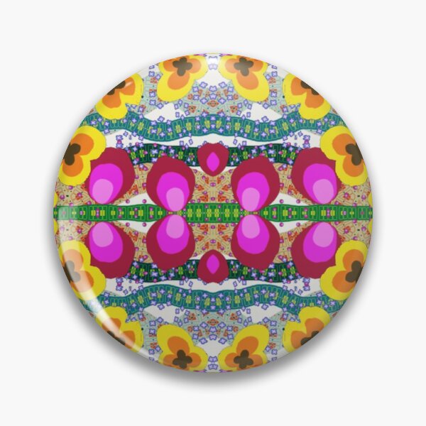 Item preview, Retro flowers and stripes designed and sold by Breurs.