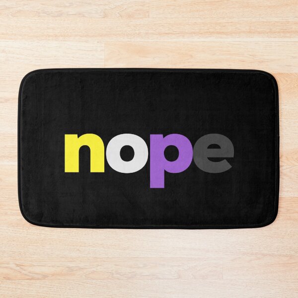 Item preview, nope. LGBTQ Nonbinary Pride designed and sold by Subtle Pride Shop.