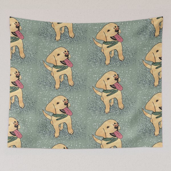Item preview, Dog with Butterfly designed and sold by ArtsyStopShop.