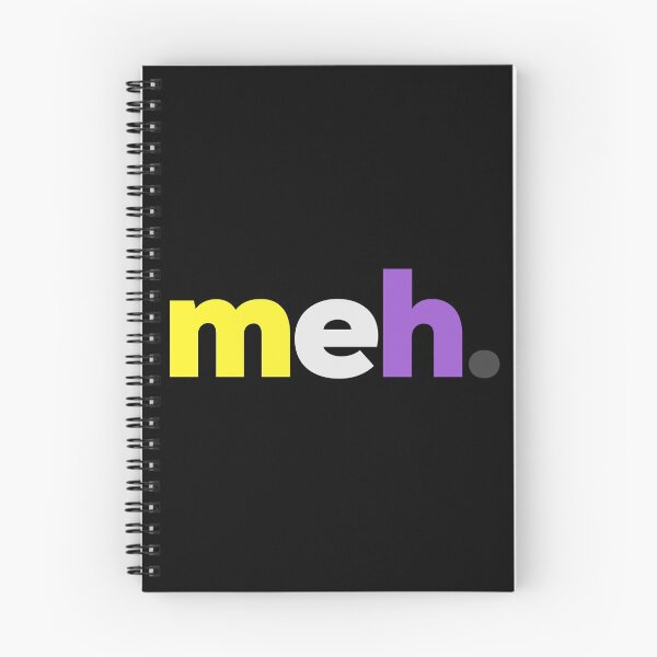 Item preview, meh. Nonbinary Pride designed and sold by Subtle Pride Shop.