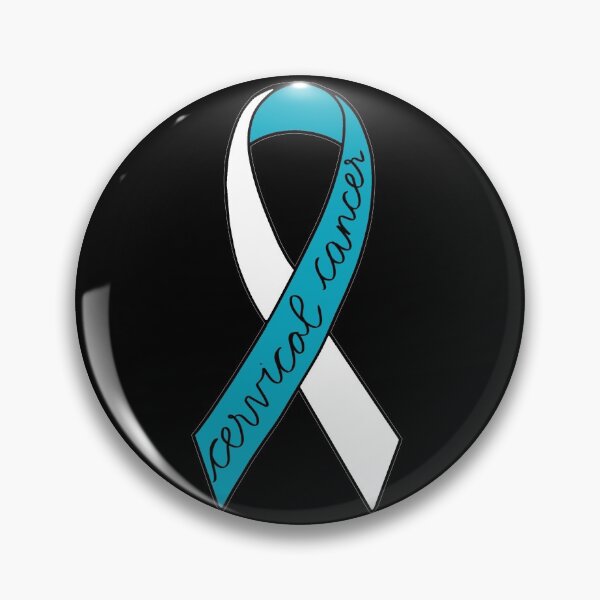 Item preview, Cervical cancer awareness ribbons designed and sold by StickinTogether.