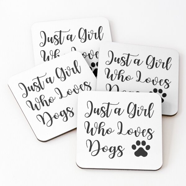 Item preview, Just a girl who loves dogs designed and sold by Cool-M-Apparel.
