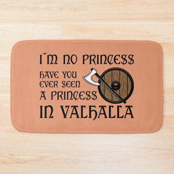 Item preview, There are no princesses in Valhalla designed and sold by Midgardr.