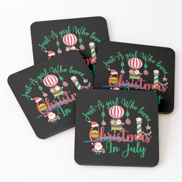 Item preview, Just A Girl Who Loves Christmas In July  designed and sold by plussorn.