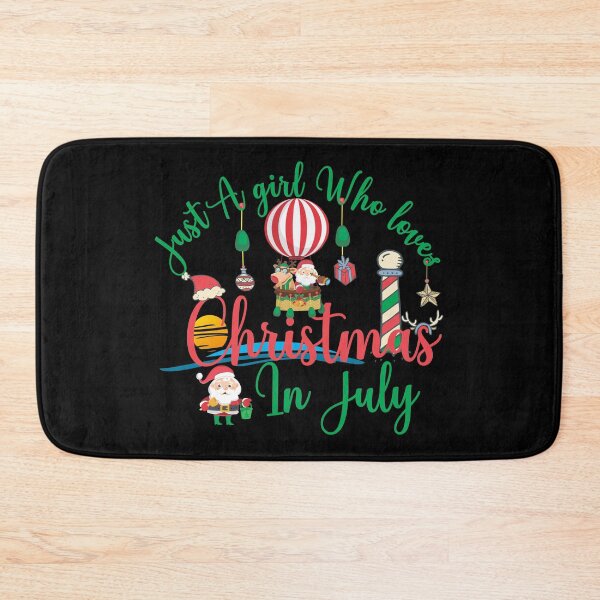 Item preview, Just A Girl Who Loves Christmas In July  designed and sold by plussorn.