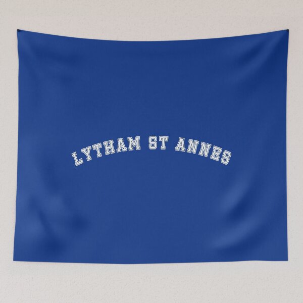 Item preview, Lytham St Annes white text sporty retro coastal seaside design designed and sold by MiloHarris.