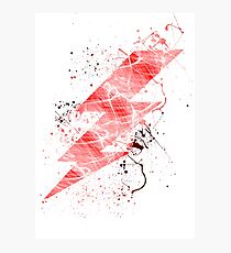 Flash lightning bolt Photographic Print
