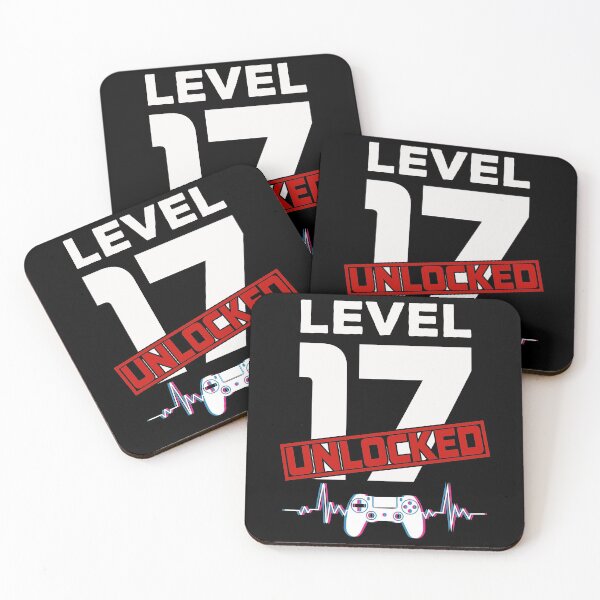 Item preview, Level 17 Unlocked - Born in 2004 Gaming - 17th Birthday Anniversary Video Game Father's Day Christmas Present. designed and sold by ALITOPRINCE.
