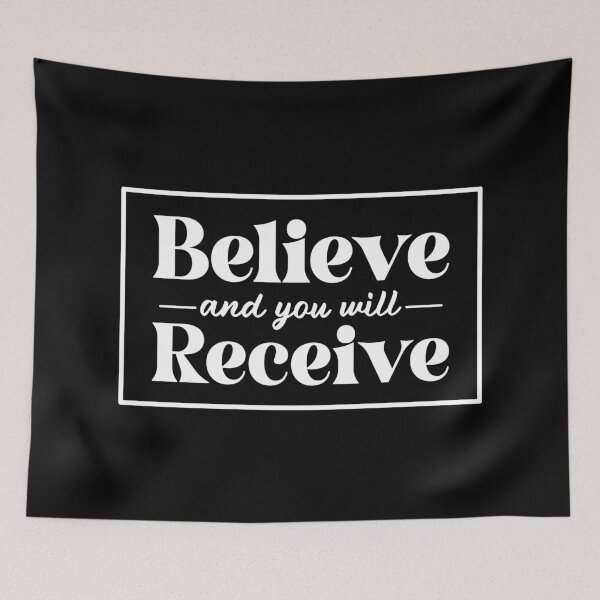 Item preview, Believe and You Will Receive - Vintage designed and sold by Bobbies-FT.