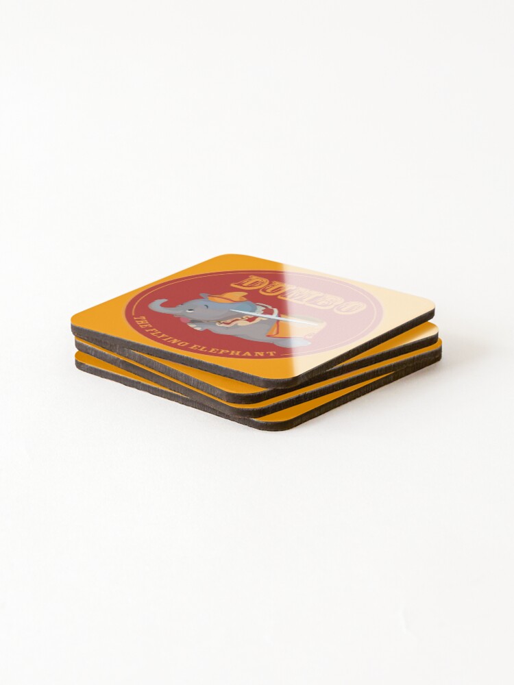 Thumbnail 4 of 5, Coasters (Set of 4), Dumbo Ride Design designed and sold by carrdesigns21.