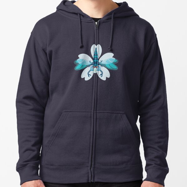 Dragonfly Zipped Hoodie