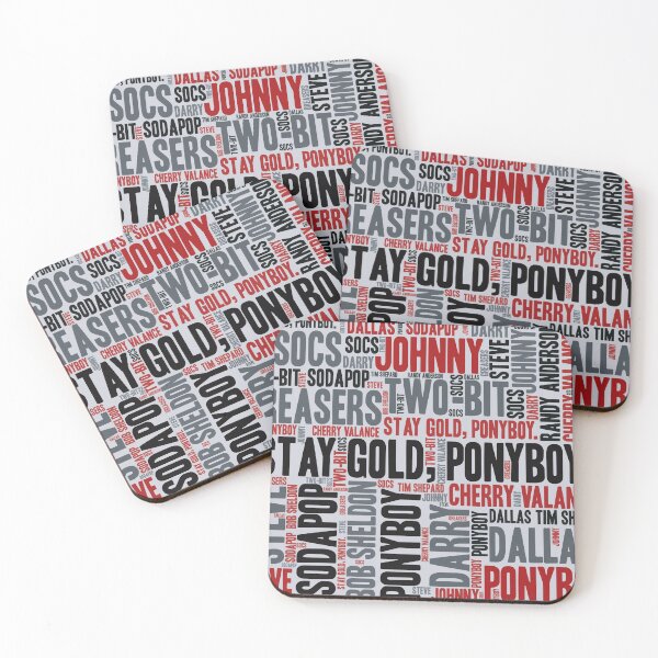 Item preview, The Outsiders - Word Cloud - Stay Gold Ponyboy designed and sold by mymymagic.
