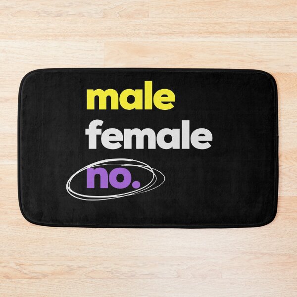 Item preview, Gender? No. LGBTQ Nonbinary Pride designed and sold by Subtle Pride Shop.