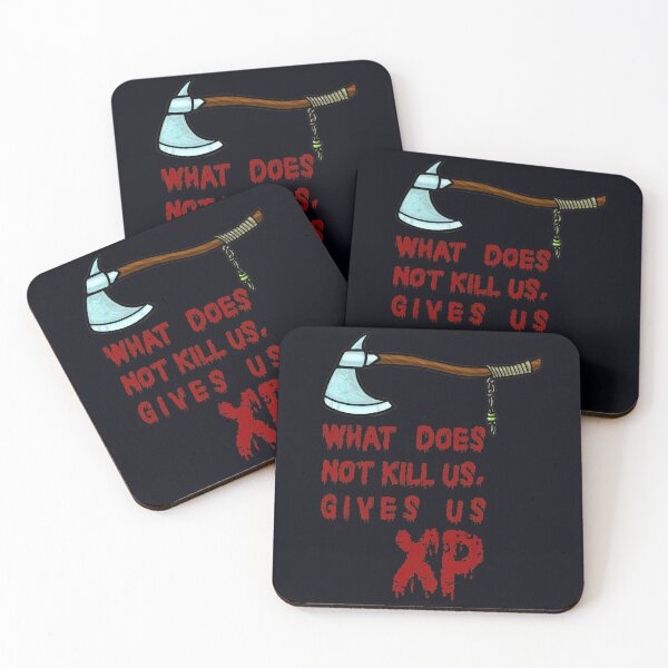 Item preview, What does not kill us gives us xp designed and sold by sandpiperstudio.