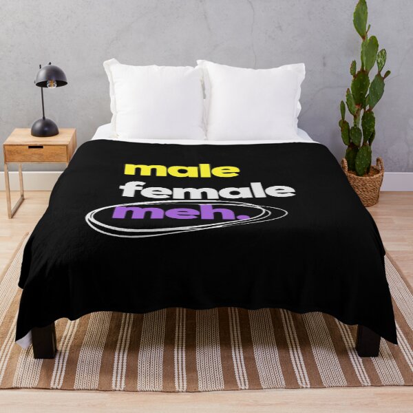 Item preview, Gender? meh. LGBTQ Nonbinary Pride designed and sold by Subtle Pride Shop.
